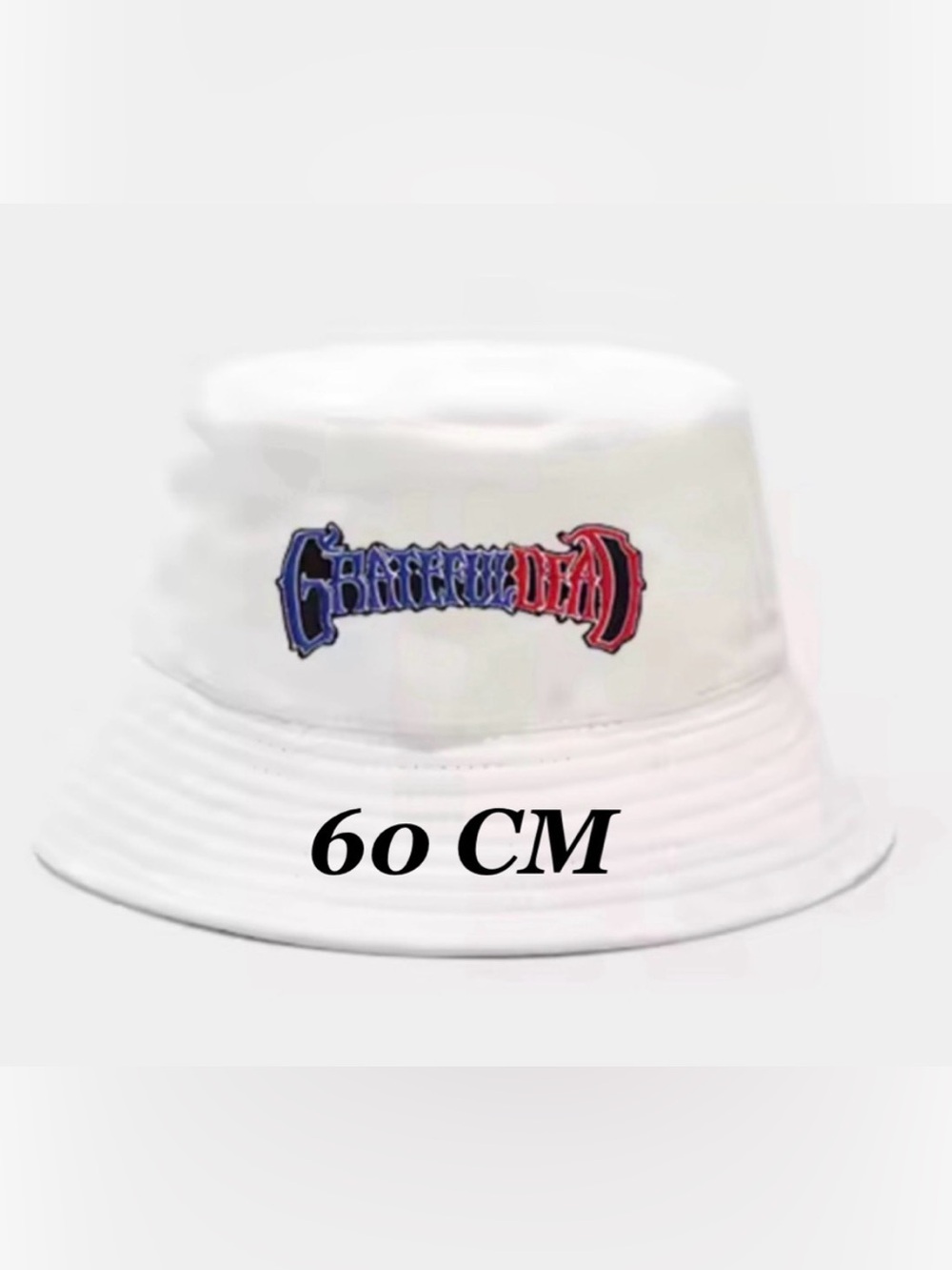 Grateful Dead Summer Beach Oversized 60cm Bucket Hat For Men/Women Fisherman Cap